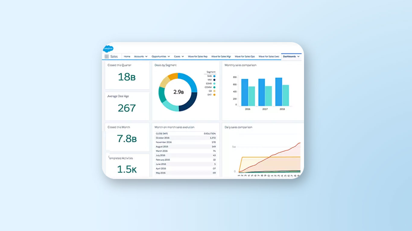Salesforce Sales Cloud Implementation and Support Services