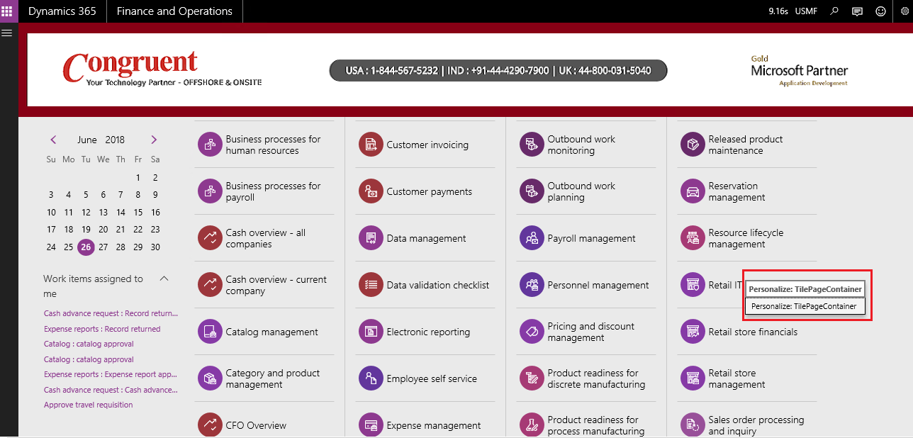 Creating A Workspace In Dynamics 365 Finance And Operations-1