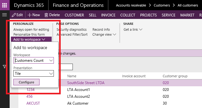 Creating A Workspace In Dynamics 365 Finance And Operations-6