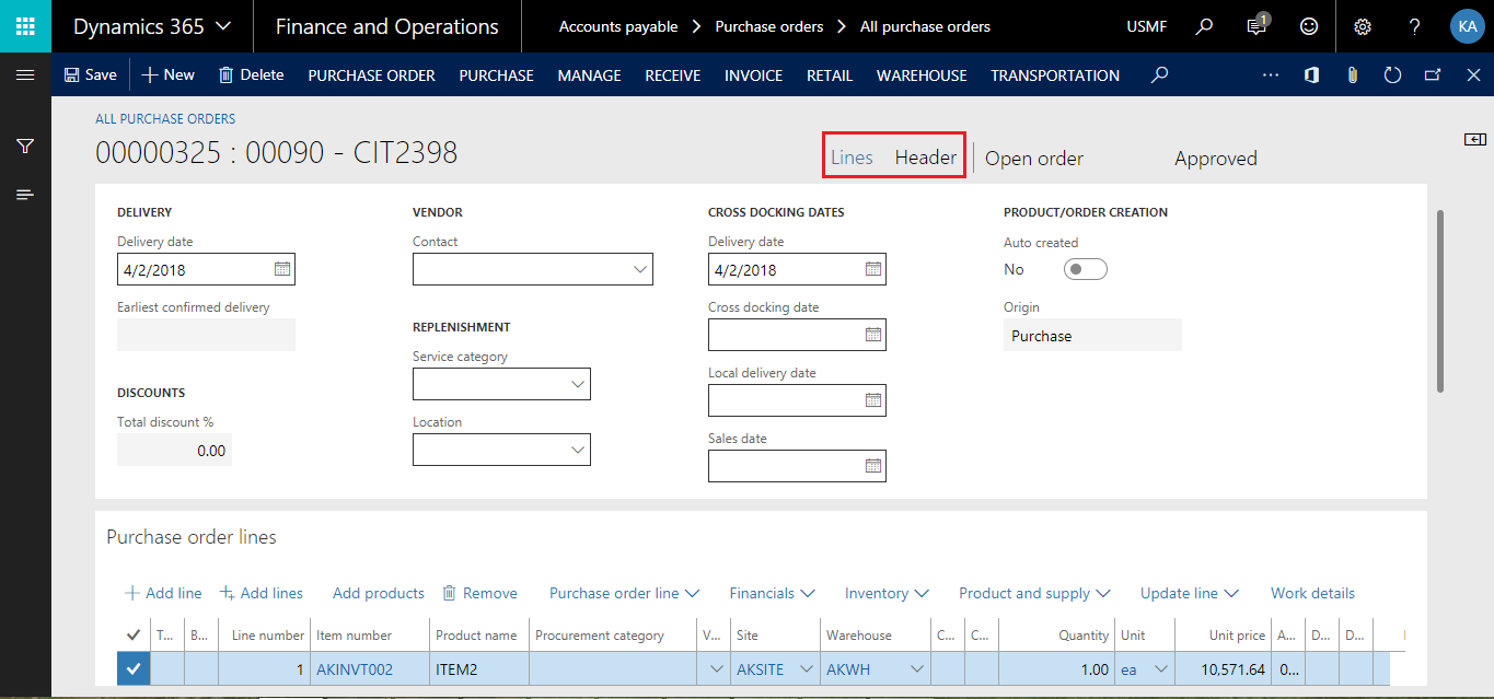 Purchasing Process Flow In Dynamics 365 For Finance & Operations-3