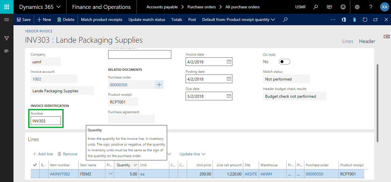 Purchasing Process Flow In Dynamics 365 For Finance & Operations-11