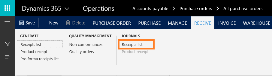 Purchasing Process Flow In Dynamics 365 For Finance & Operations-7