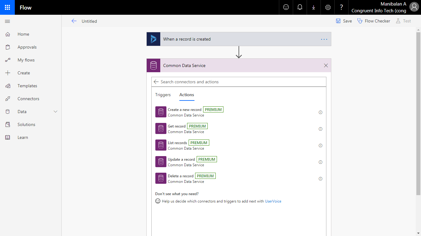 Integrate CRM with Business Central using Microsoft Flow-4