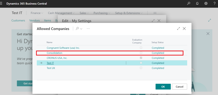 Consolidate Companies With Different Currencies In Business Central-3