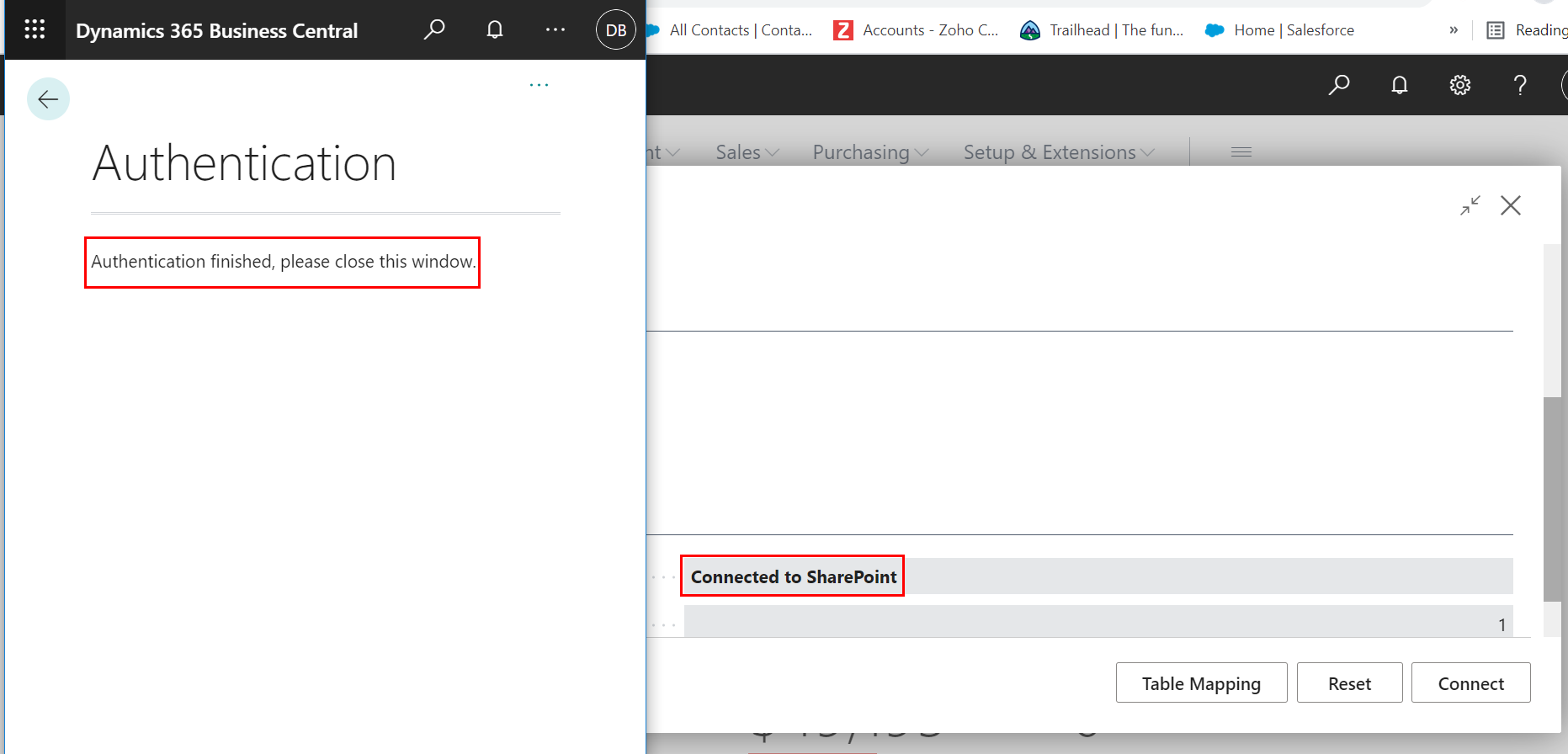 SharePoint Integration with Business central-17