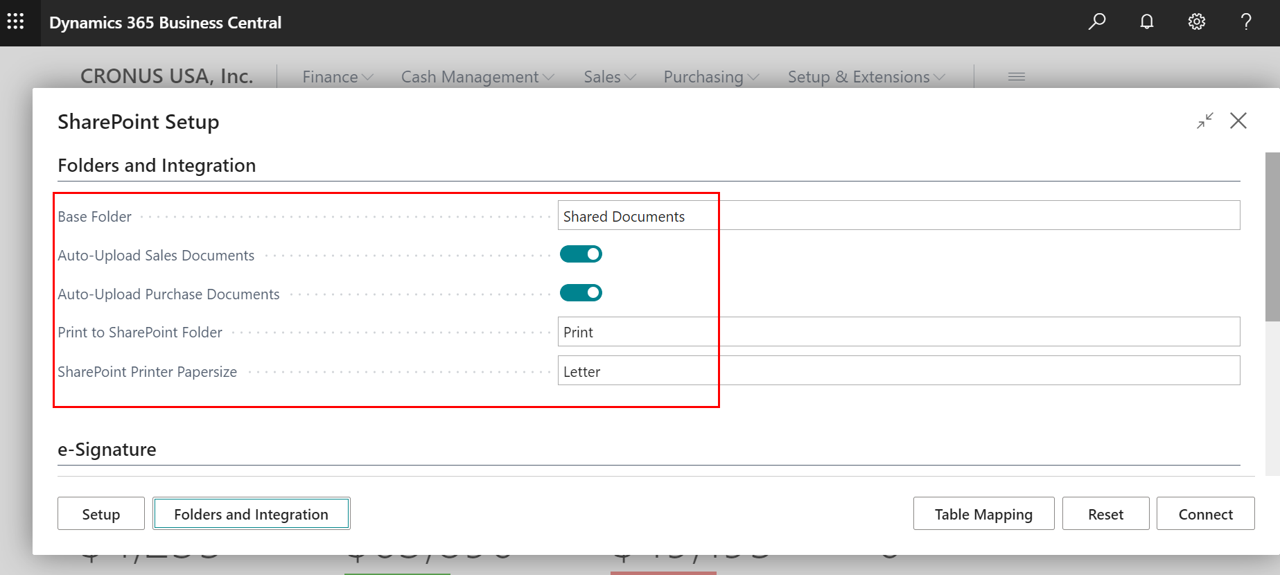 SharePoint Integration with Business central-18