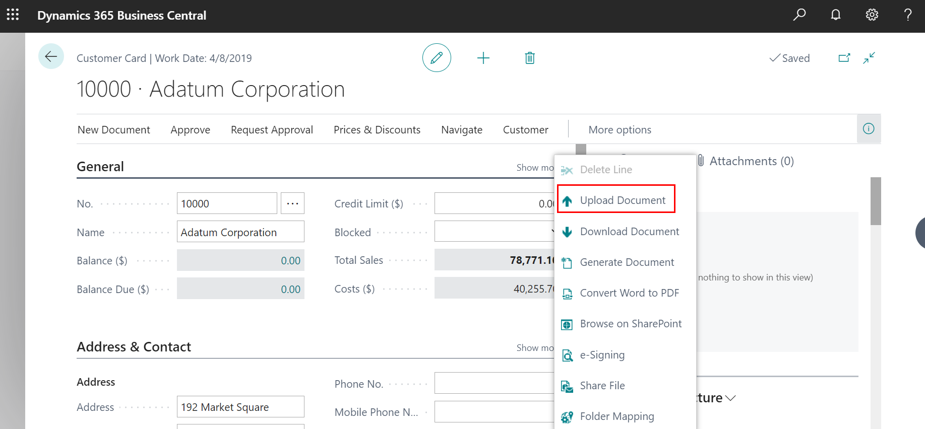 SharePoint Integration with Business central-21