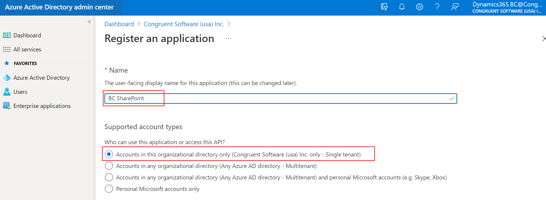 SharePoint Integration with Business central-2