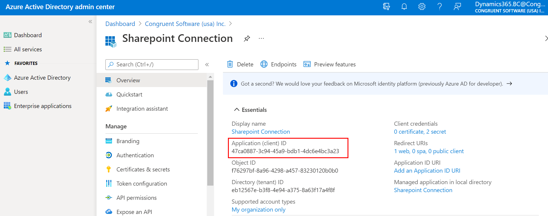 SharePoint Integration with Business central-13
