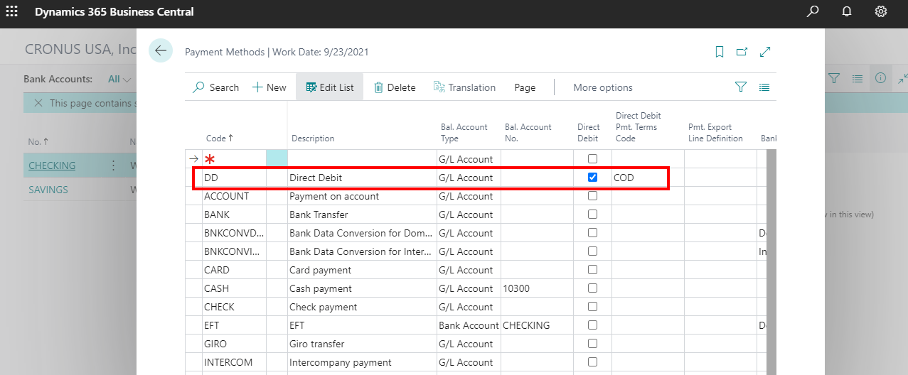 Implementing Direct Debit Collection in Business Central-2