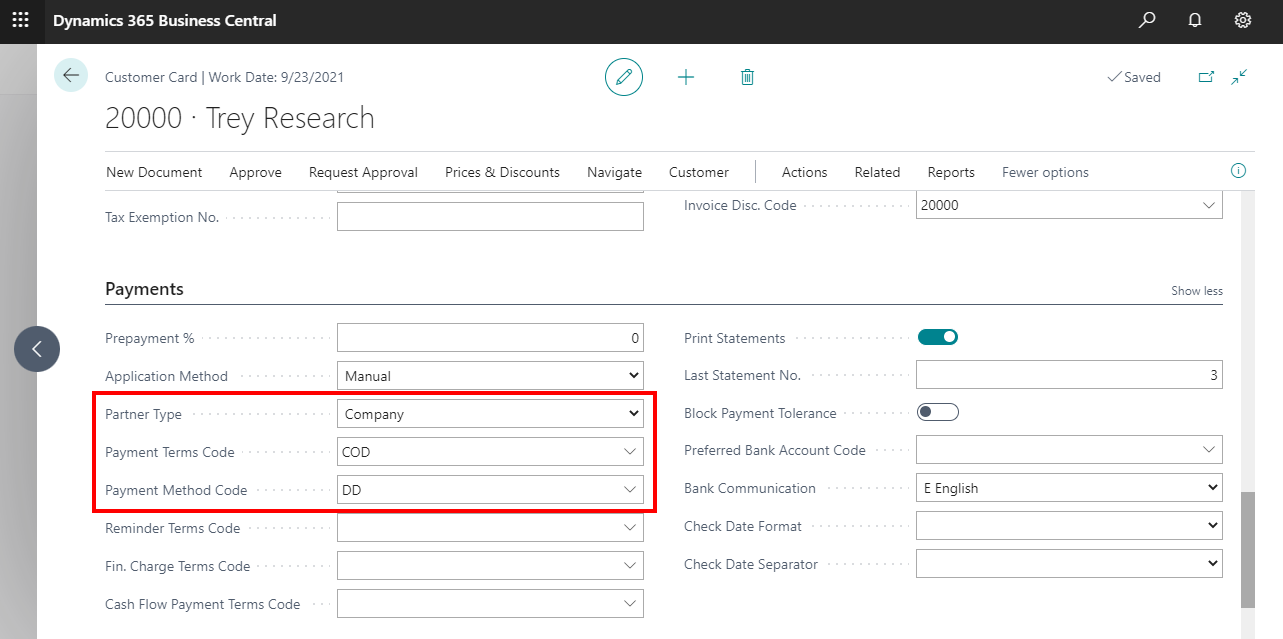 Implementing Direct Debit Collection in Business Central-3