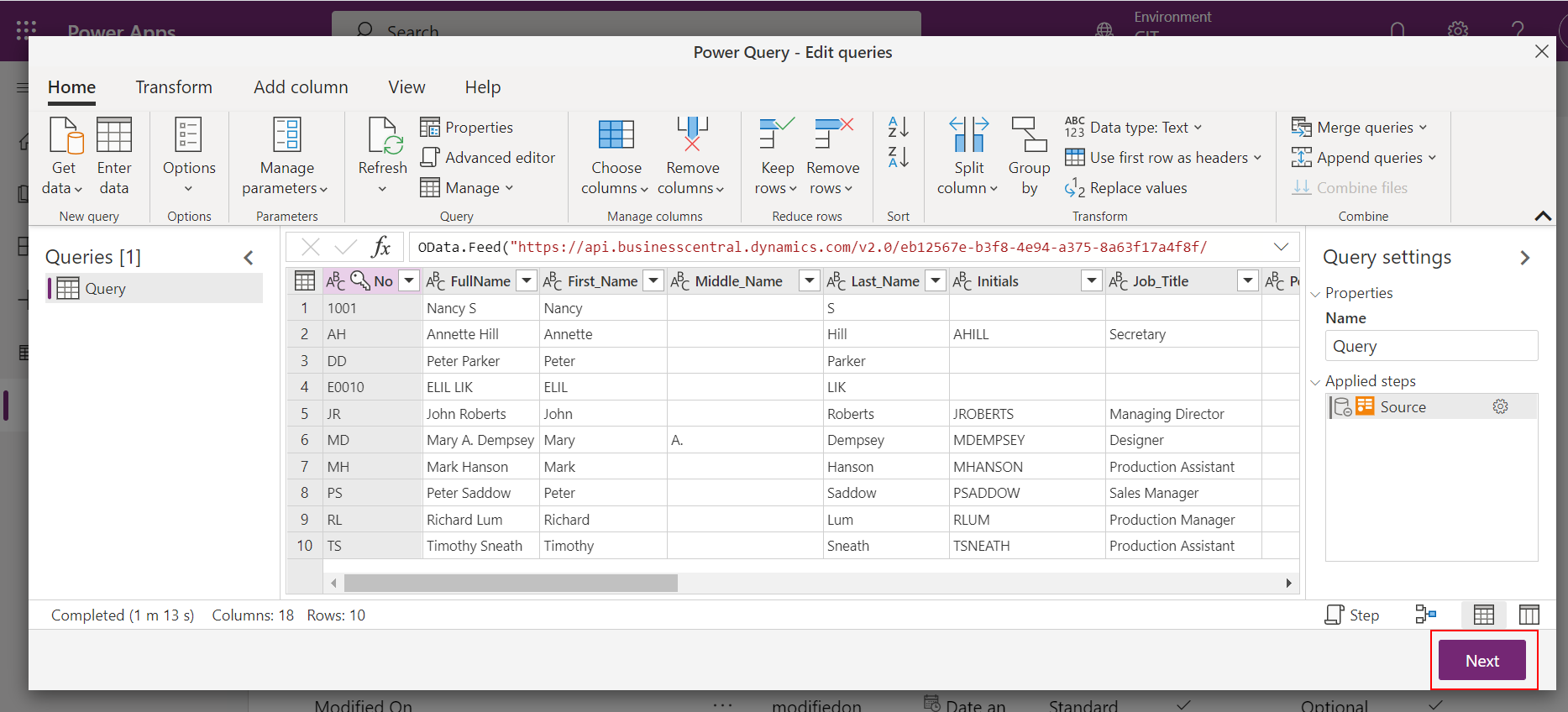 Integrating PowerApps Portal With Business Central using Power Automate-11