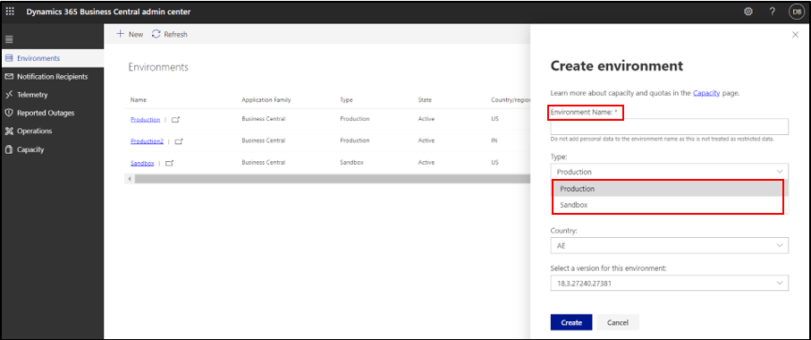 Setting up Multiple Production Environments In Business Central-3