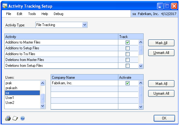 Activity Tracking In Dynamics GP-1