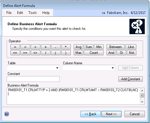 Business Alerts In Dynamics GP-5
