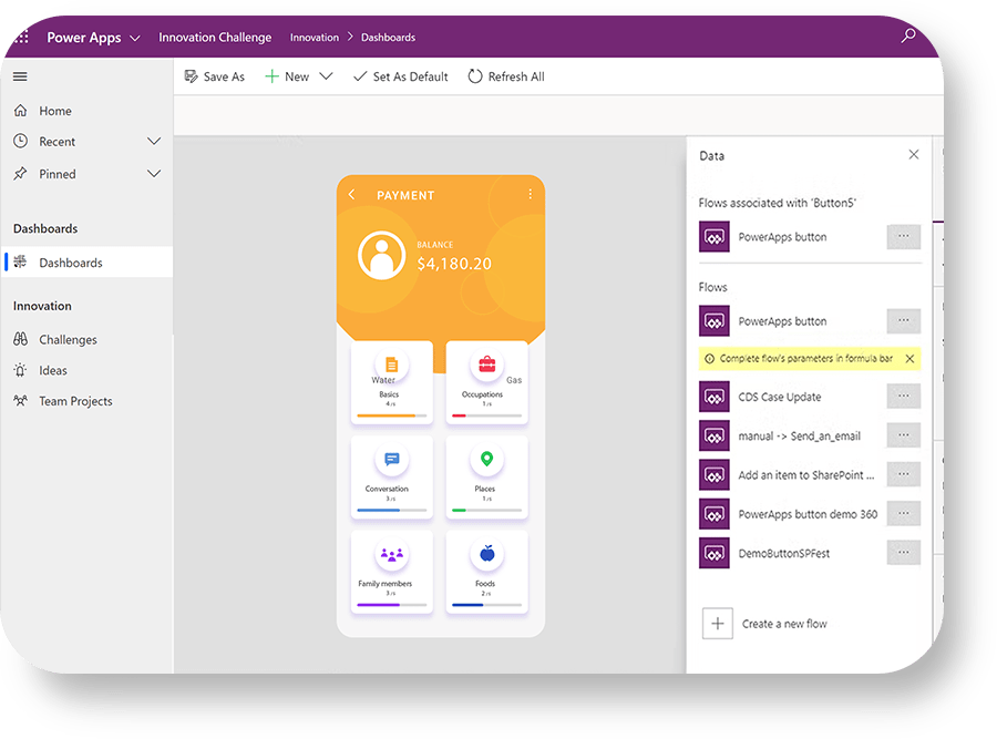 Capabilities of our PowerApps consultants